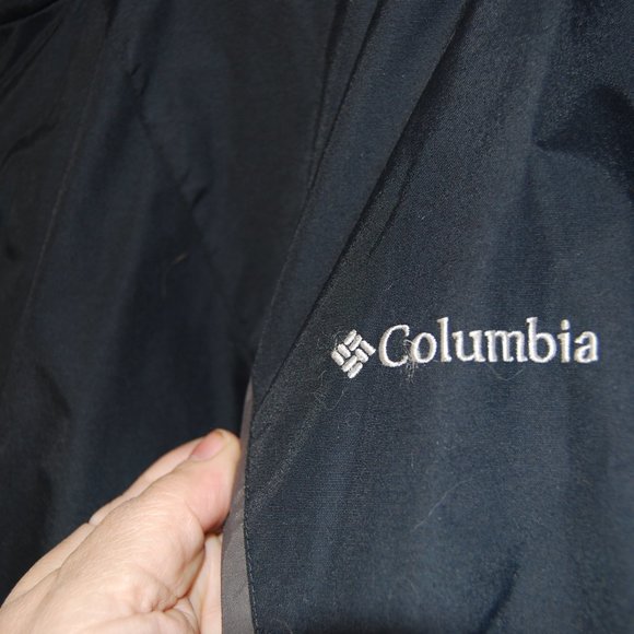 Columbia Womens 1x Long anorak style Black Jacket - Picture 2 of 10
